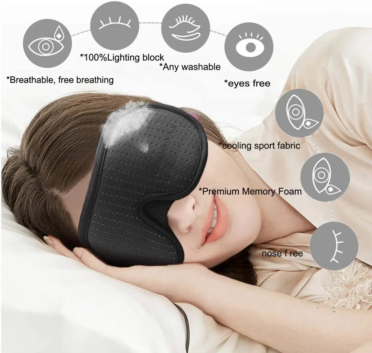 Soft Padded Sleep Eye Mask