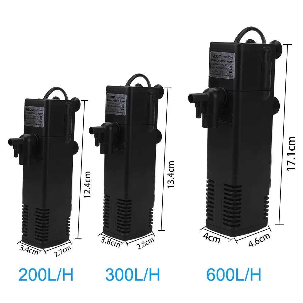 Aquarium binnenfilter (40L,60L,80L Aquarium)