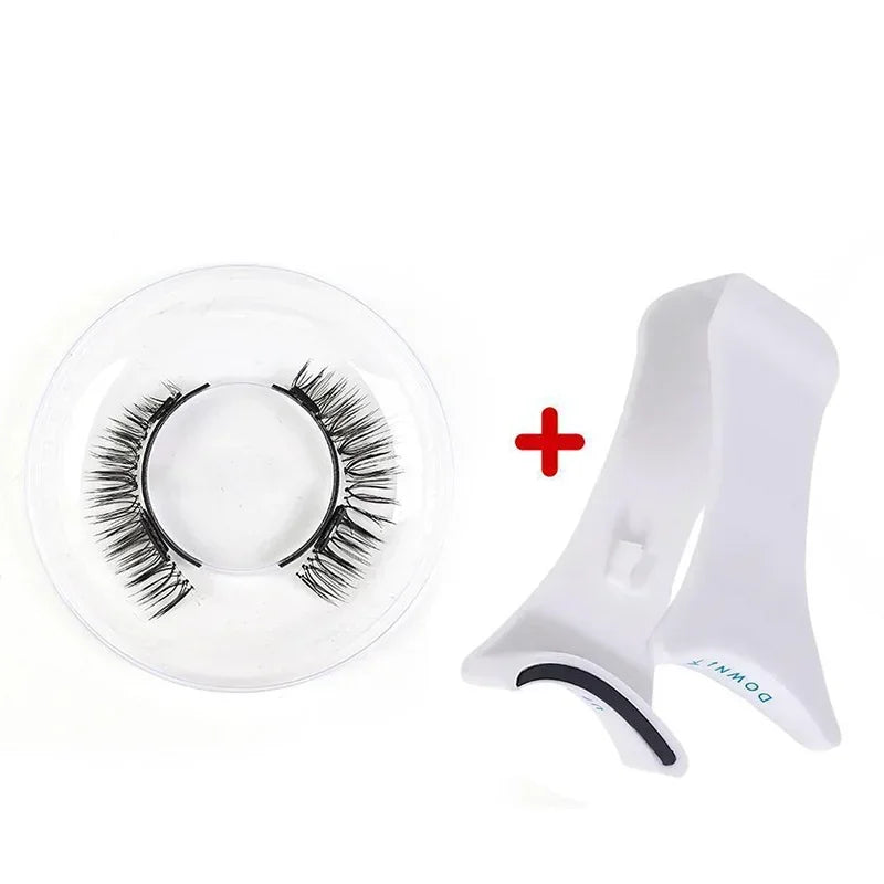 1 Pair magnetic eyelashes + Free tweezers