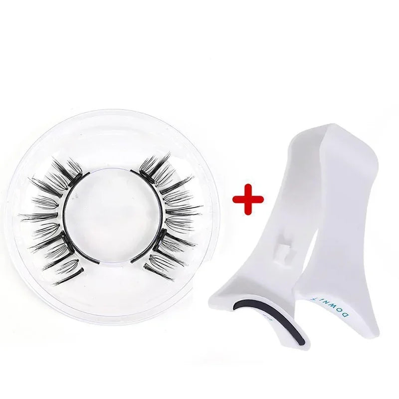 1 Pair magnetic eyelashes + Free tweezers