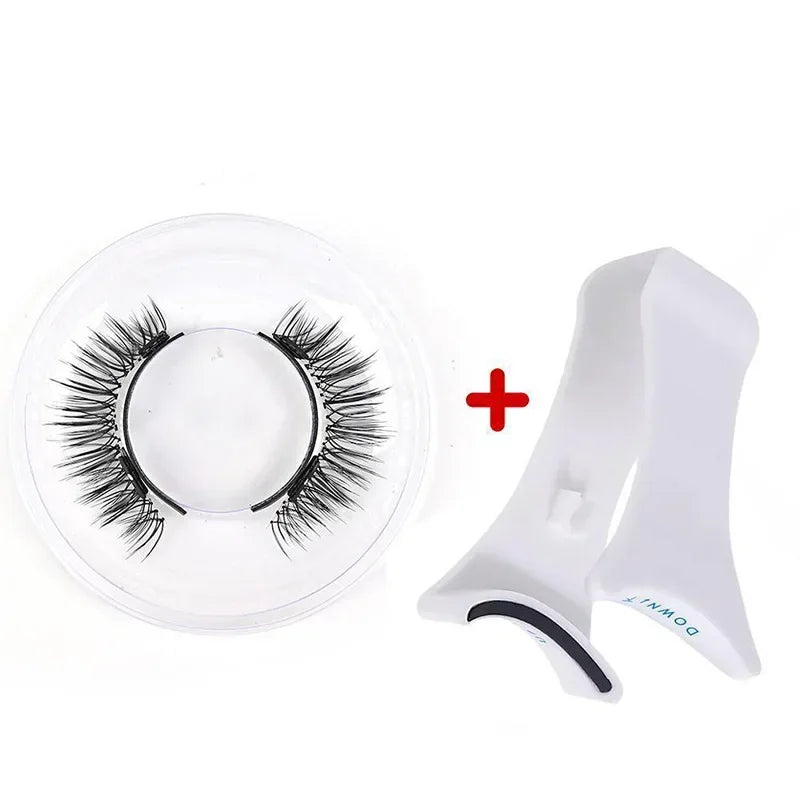 1 Pair magnetic eyelashes + Free tweezers