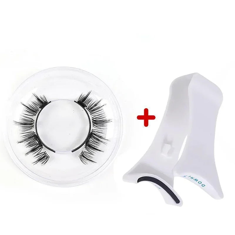 1 Pair magnetic eyelashes + Free tweezers