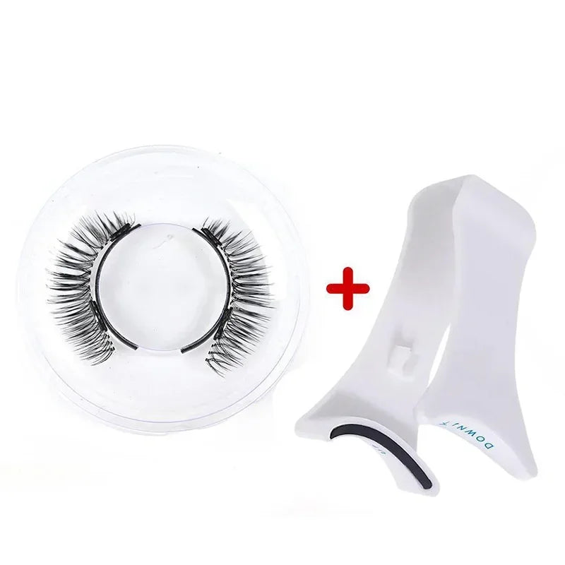 1 Pair magnetic eyelashes + Free tweezers